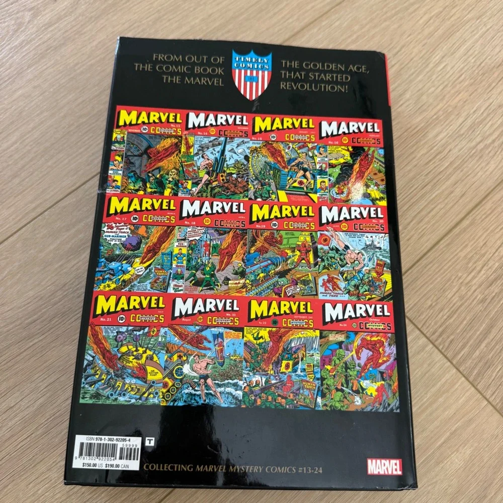 Marvel Golden Age Comics (2020 Marvel)‎ 1st Edition Masterworks Vol 2 Hardcover
